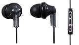 from Panasonic Panasonic RP-HJC120E-K In Ear Headphones with iPhone/iPod Controller and Microphone - Black Model RP-HJC120E-K
