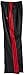 adidas Big Boys' Designator Pant, Black/Scarlet, X-Large