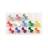 Universal 31312 3/8-Inch Gemstone Color Push Pins (100 per Pack)