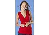 Misses Bay Studio Career Sleeveless Faux Buckle Top
