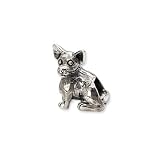 Sterling Silver Chihuahua Charm