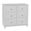 South Hampton 6 Drawers Dresser - White
