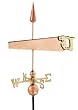 27" Luxury Polished Copper Handsaw Weathervane