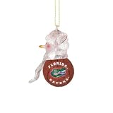 SC Sports Florida Gators Acrylic Basketball Snowman Ornament (Set of 2)