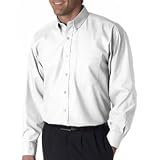 Adult Wrinkle-Free Pinpoint Shirt with Dupont Teflon Finish at Bill Blass