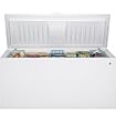 GE: FCM25SUWW 25 cu. ft. Chest Freezer with Manual Defrost, 5 Lift-Out and Sliding Bulk Storage Bask