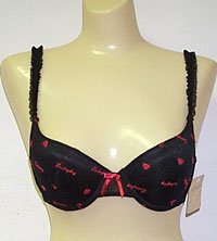Affinitas Britnie Embroidered mesh padded bra Style s7B01
