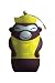 from Alessi A di Alessi Chin Banana Toothpick Holder, Yellow Model ASG108 Y
