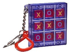 Purple Tic Tac Toe Game Keychain by Basic Fun