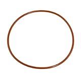 uxcell Oリング　グロメット　レッドブリック工業シリコンシールゲスト75mm x 80mm x 2.5mm