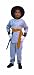 Child Medium 8-10 for 6-8 Yrs - Gray Child Economy Confederate Officer Costume (Hat, ...