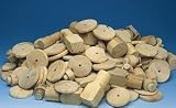 Wooden Spindles, Turnings, Shapes, 10-Lb.