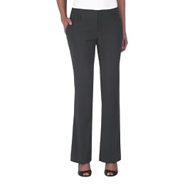 Pinstripe Pants - Gray/ Blue