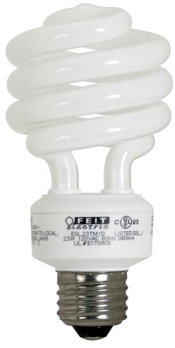 Feit Electric 23-Watt Compact Fluorescent Mini Twist (100-Watt Incandescent Equivalent), Daylight #ESL23TM/D
