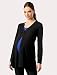 Motherhood Maternity: Loved By Heidi Klum Long Sleeve Deep V-neck Button Front Maternity Cardigan