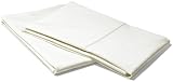 Pinzon 400-Thread-Count 100% Egyptian Cotton Hemstitch King Pillowcase Set, Eggshell