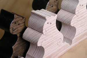 Cover image : 猫のインターロッキング  インテリアにもなる木のおもちゃです。 wooden toys
