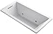 KOHLER K-1822-VBC-0 Underscore 5.5-Feet Left Drain Soaking Tub, White