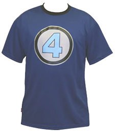 Fantastic Four Crew Pure Hero Sport Shirt Medium