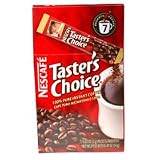 Nescafe Tasters Choice 100% Pure Instant Coffee Sticks, Regular - 0.07 Oz, 7 Pieces / Pack, 12 ea