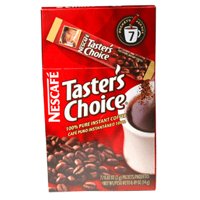 Nescafe Tasters Choice 100% Pure Instant Coffee Sticks, Regular - 0.07 Oz, 7 Pieces Pack,... by NESTLE.