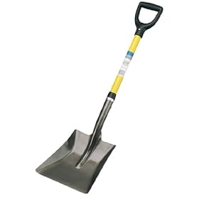 Draper 57567 Square-Mouth Shovel with Fibreglass Handle