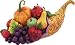 Harvest Cornucopia Figurine: Horn of Plenty