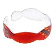 Sterling Silver 925 RED Hand Painted SCALLOPED No. 9 Toe Ring