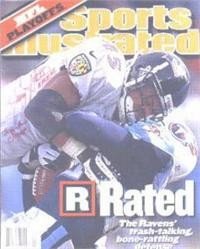 Corey Harris Autographed/Hand Signed Sports Illustrated Magazine (Baltimore Ravens)