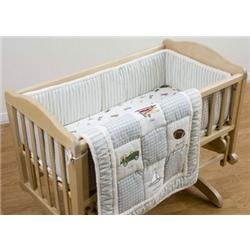 Antique Toy 3-Piece Cradle Bedding Set
