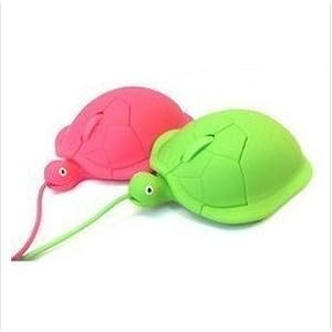 Turtle Optical Mouse Pc Laptop Green