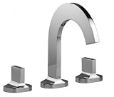 39516-BL Cut 8-1/4 inch Widespread Lavatory Faucet in Black