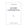 Quatre conf�rences