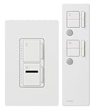 MIR 1A FAN/300W LT TX WH DUOCL (Lutron MIR-LFQTHW-WH)