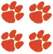 Innovative Adhesives BC4-Tiger Paw Red Fan-A-Peel Temporary Tattoo-Sticker