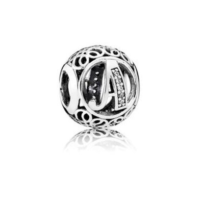PANDORA Letter A Alphabet Charm 791845CZ