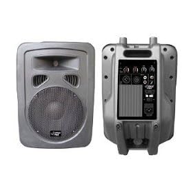 PylePro - 600 Watt 10'' 2-Way Plastic Molded Powered PA speaker System