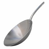 De Buyer - 3122.36 - Wok en Inox Induction - Queue Tube - Diamètre: 36 cm