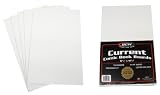 100 BCW Brand CURRENT Size White Comic Backing Boards #CXIWCU (6.75