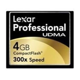 Lexar - Carte Compact Flash - UDMA 300X Professionel - 4GB