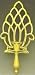 Mayer mill Brass Wall sconce candle hldr-pineapple