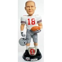 Andy Groom Ohio State Buckeyes Championship Ring White Bobblehead