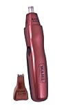 Wahl Dual Head Battery Ear and Nasal Hair Trimmer - Metallic Red