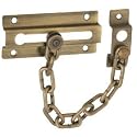 "ABC Products" National Hardware Door Chain, Guard (Antique Brass)