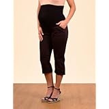 A Pea in the Pod: Secret Fit Belly(tm) Sateen Back Pockets Maternity Crop Pants