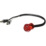 Maxxima M09300R Red 3/4" Round Combination Clearance Marker Light