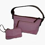 Women's Coach Purse Handbag Duffle w/ Matching Wristlet Pink Signature 10945