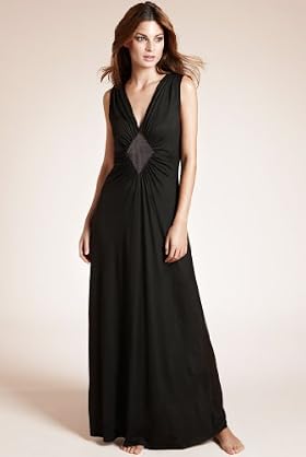 Autograph V Neck Jersey Maxi Nightdress