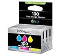 Lexmark No.100 Combo Pack Ink Cartridge - Cyan/Magenta/Yellow
