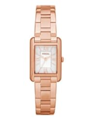 Fossil Womens ES3326 Florence Analog Display Analog Quartz Rose Gold Watch